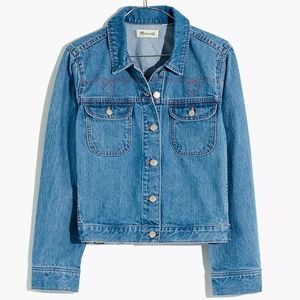 Madewell Denim Crop Jean Jacket XXL Western edition
